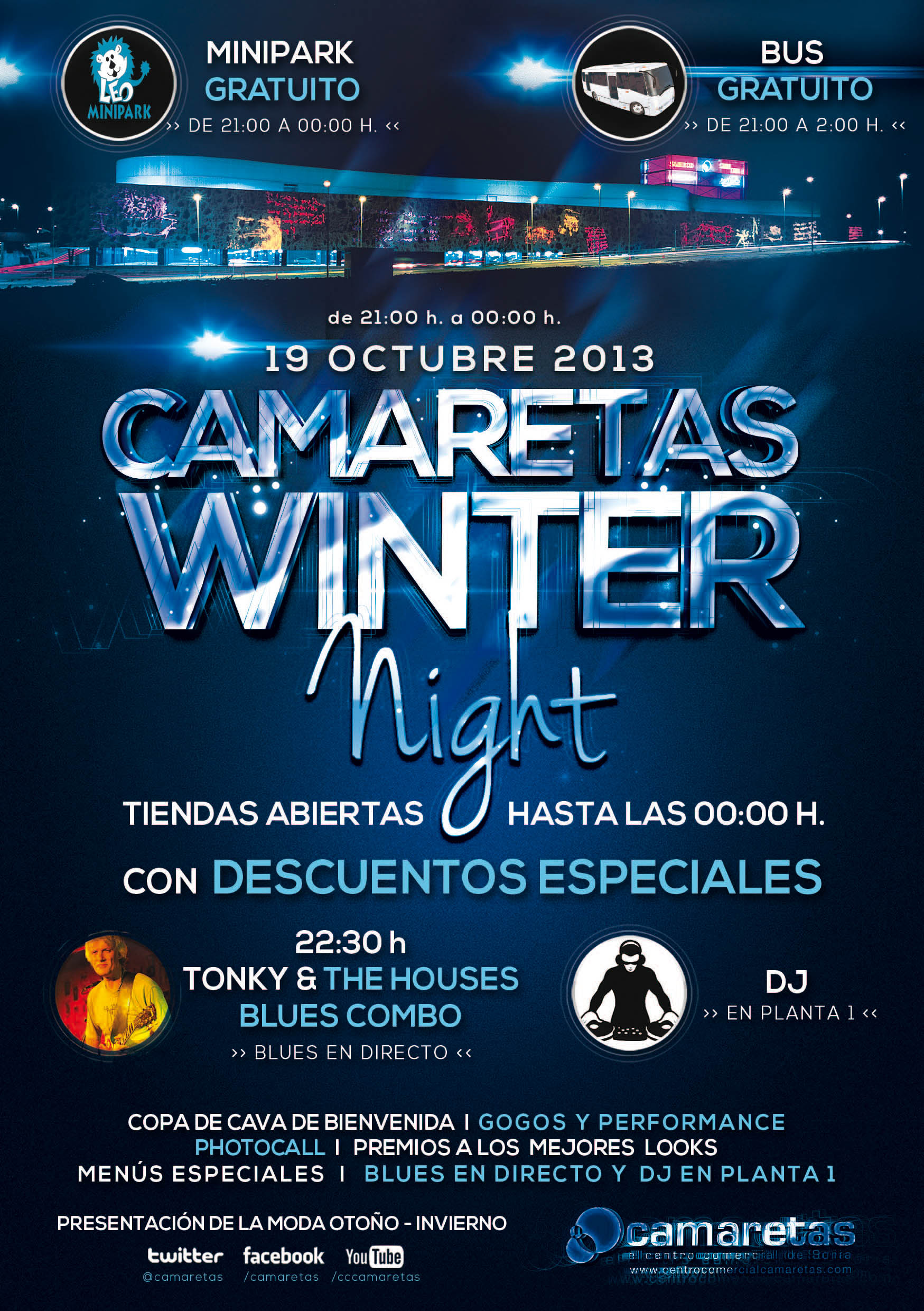 CENTRO COMERCIAL CAMARETAS celebra CAMARETAS WINTER NIGHT